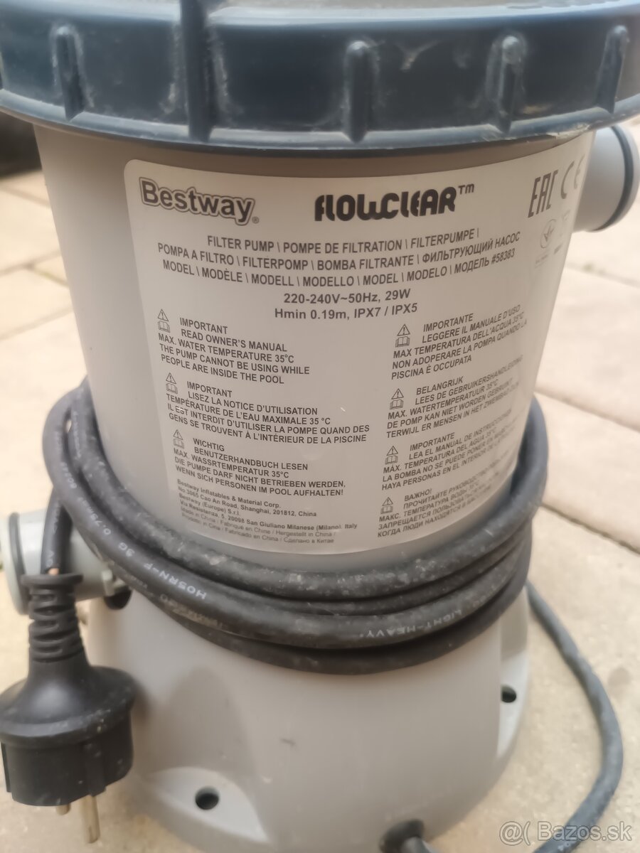 kartusova filtracia Bestway