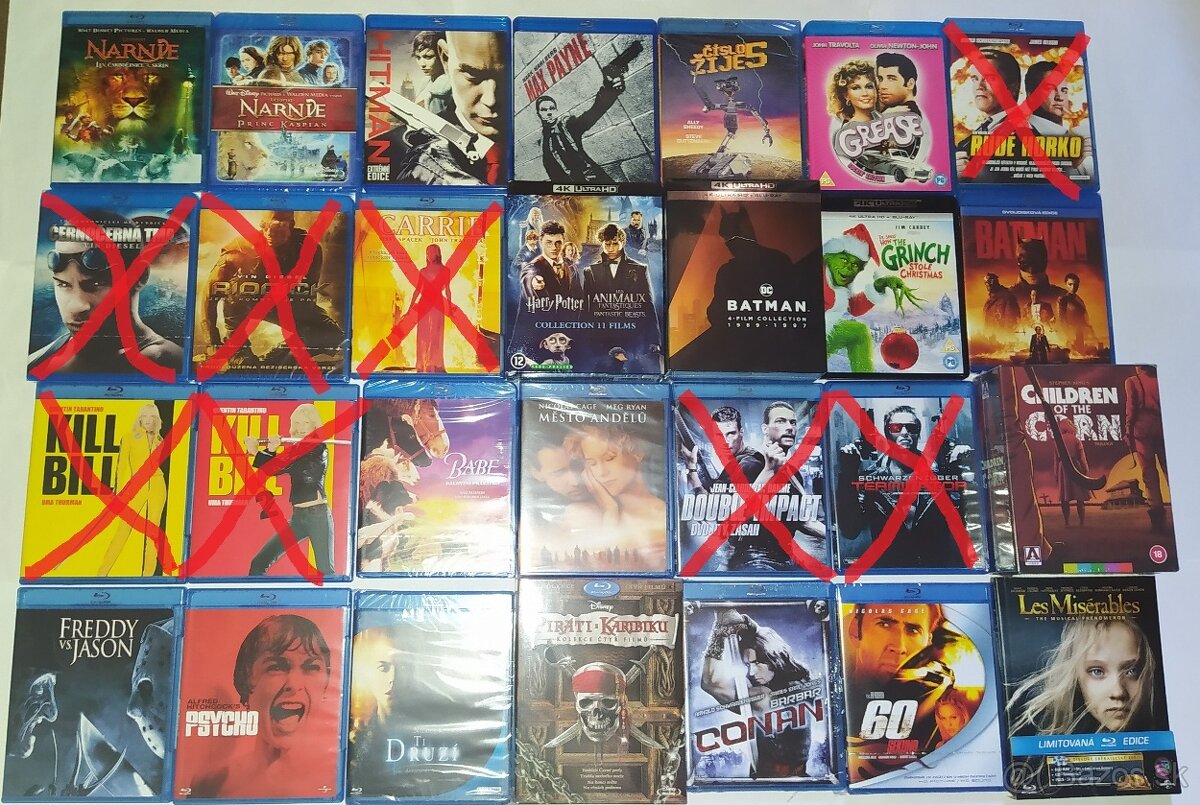 4K UHD Bluray, blu ray filmy s českým dabing ceny 07.08.2025