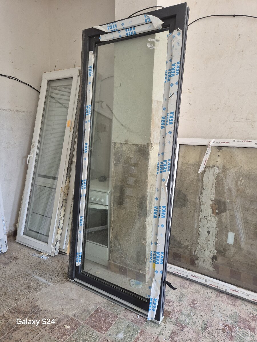Terasové plastové dvere 98x240 NOVÉ