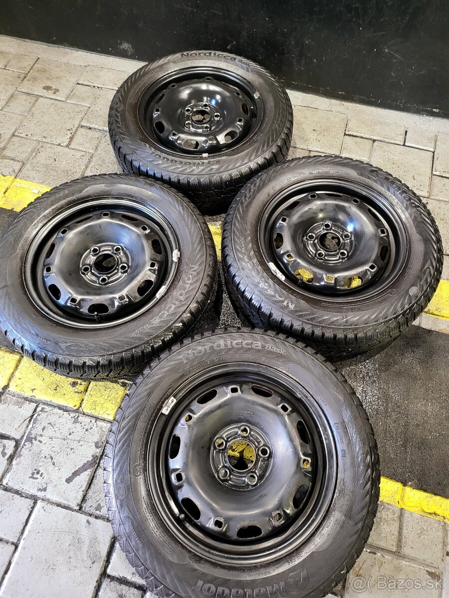 5X100 R14 Škoda Fabia zimná sadá 165/70 R14 Matador
