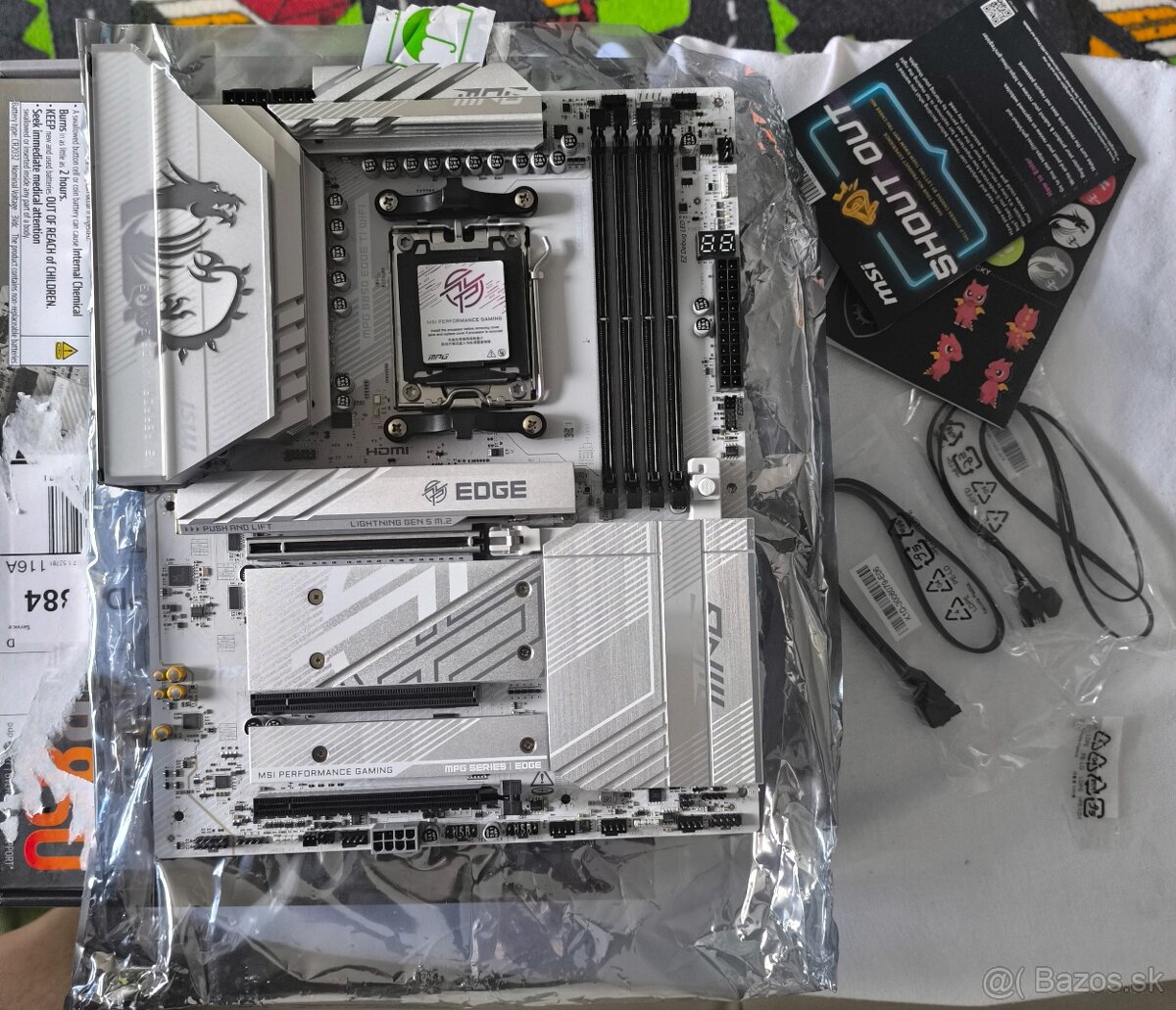 PREDAM ZAKLADNU DOSKU MSI MPG B850 EDGE TI WIFI top stav