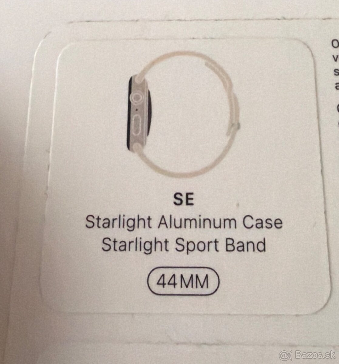 Predám Apole watch SE 44 mm hviezdne biele