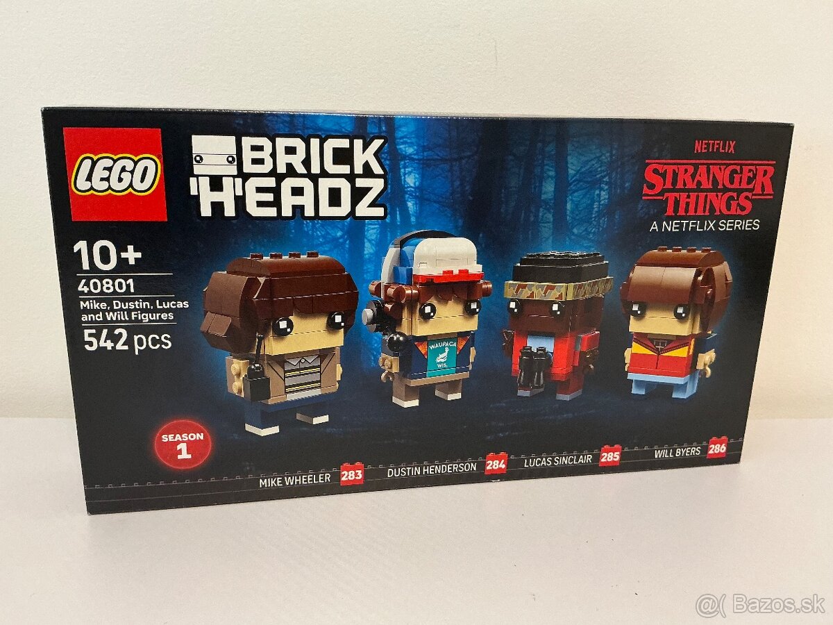 LEGO 40801 Figúrky Mikea, Dustina, Lucasa a Willa