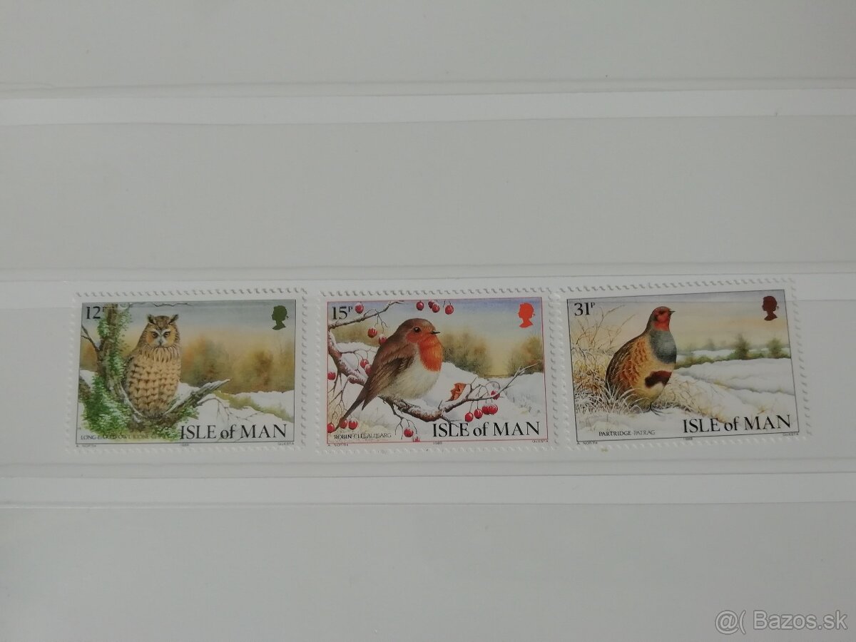 Vianočné známky - Isle of Man