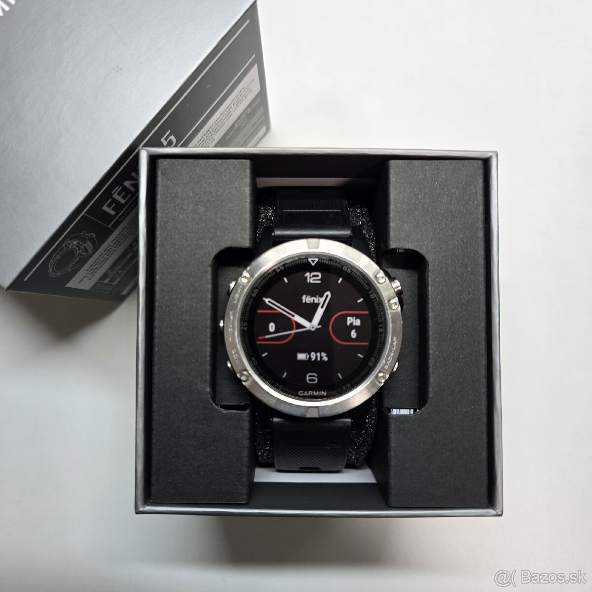 predám GARMIN Fenix 5 silver 47mm