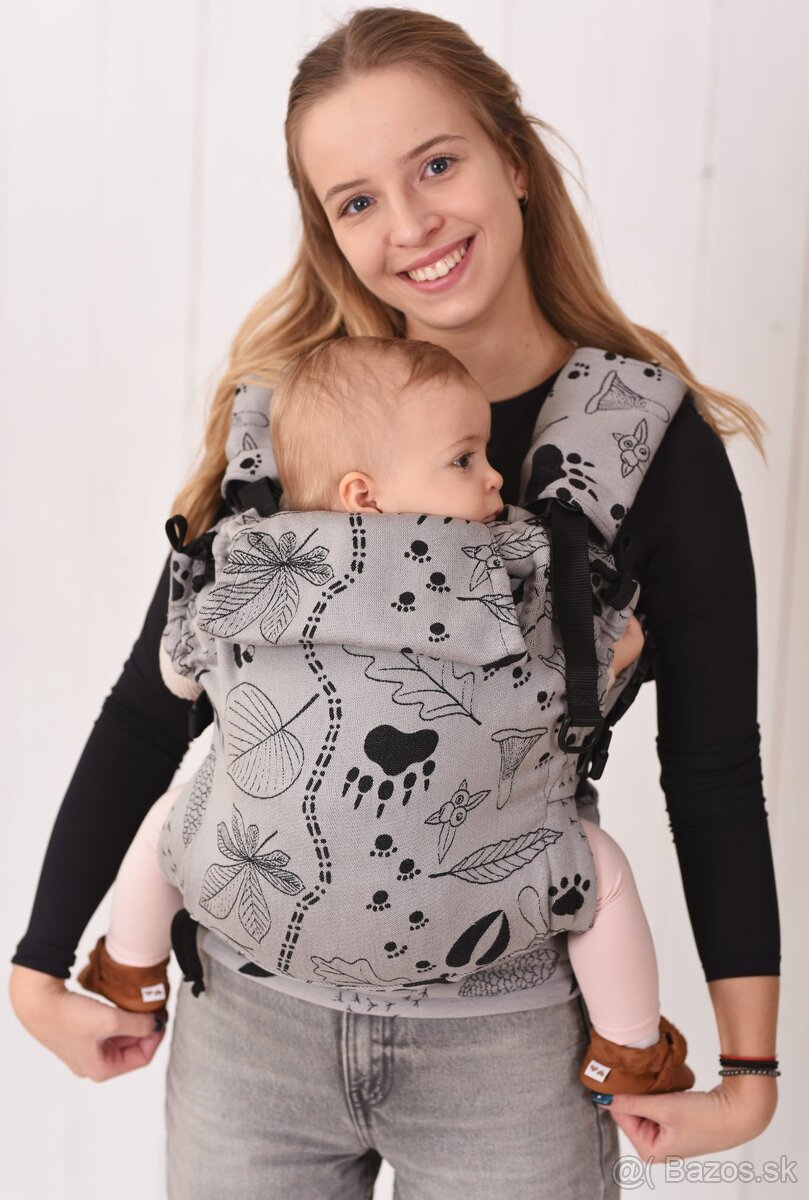 Wildlife GREY- FLEXIBLE SLOVENSKÝ, ERGONOMICKÝ NOSIČ