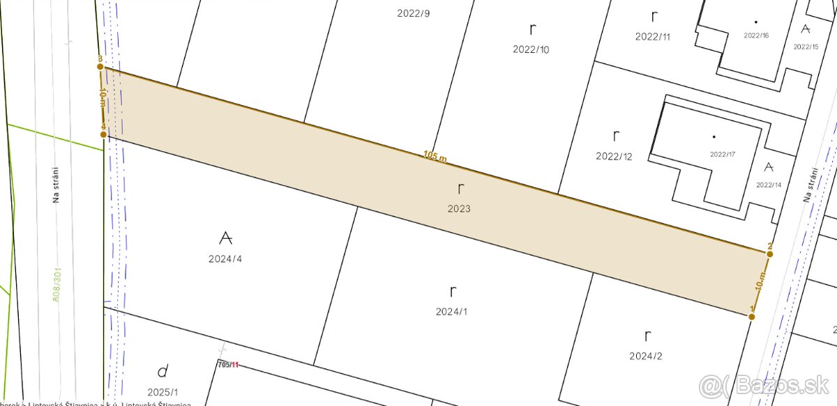 Investičný pozemok v Liptovskej Štiavnici