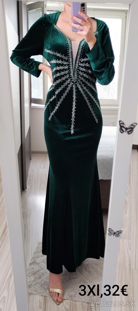 Dlhé spoločenské šaty 3Xl/4Xl