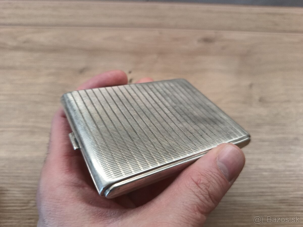 Strieborná tabatierka 150g 900/1000