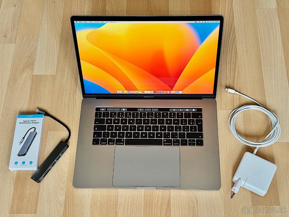 MacBook Pro 15" i7-2.8GHz/16GB/256GB, NOVÁ BATERKA,TOP STAV