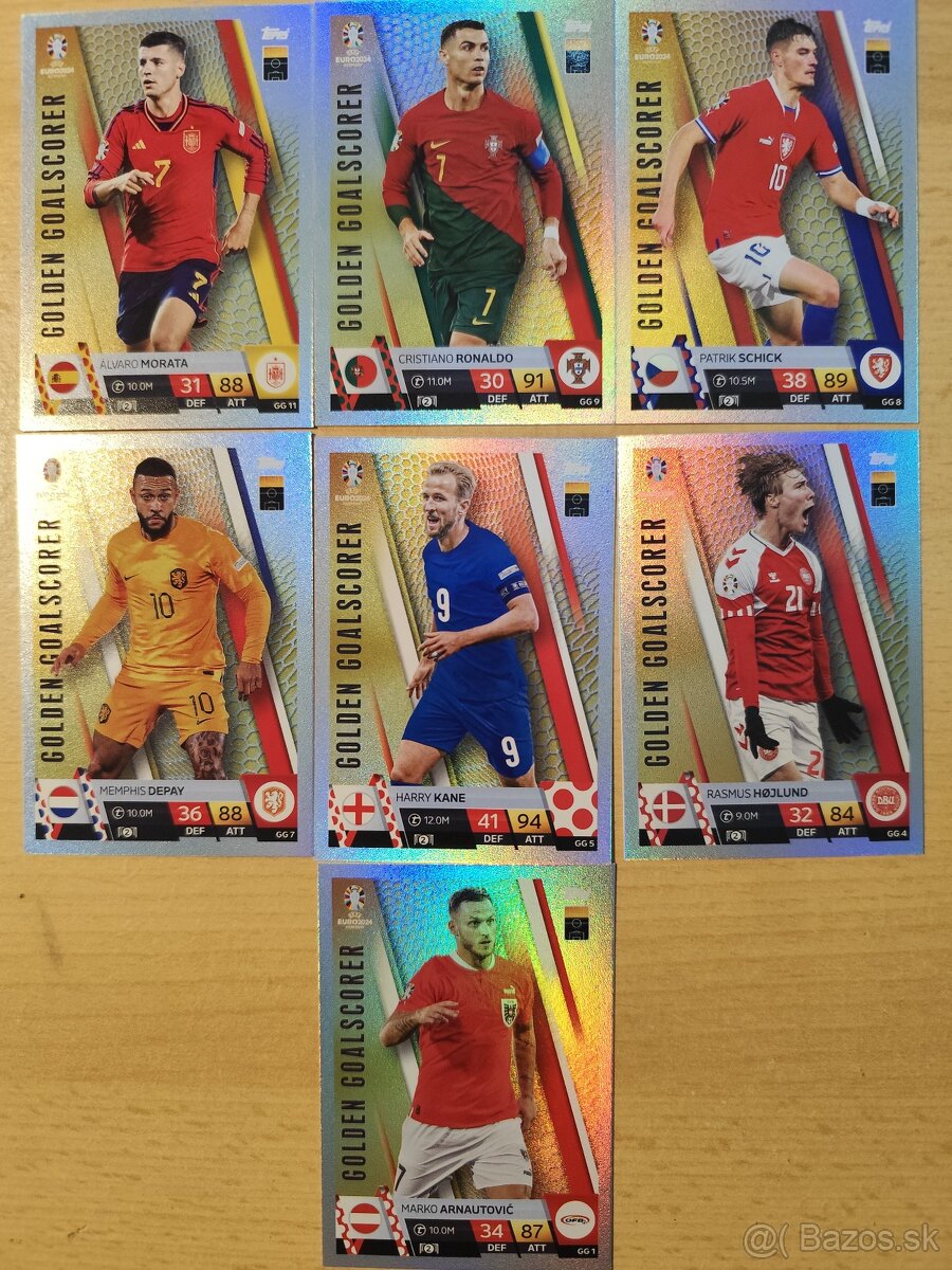 Euro 2024 kartičky Topps Match Attax---