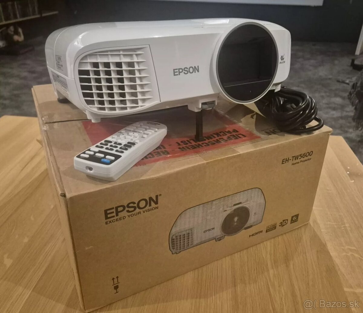 Epson EH-TW5600 Projektor pre domáce kino Full HD 3D projekt