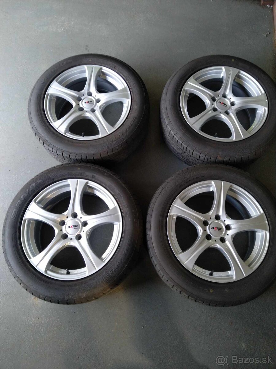 Alu R 17 ŠKODA,VW,SEAT,AUDI + letné pneu 225/55 17.