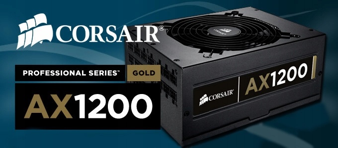 Corsair AX1200 komplet príslušenstvo