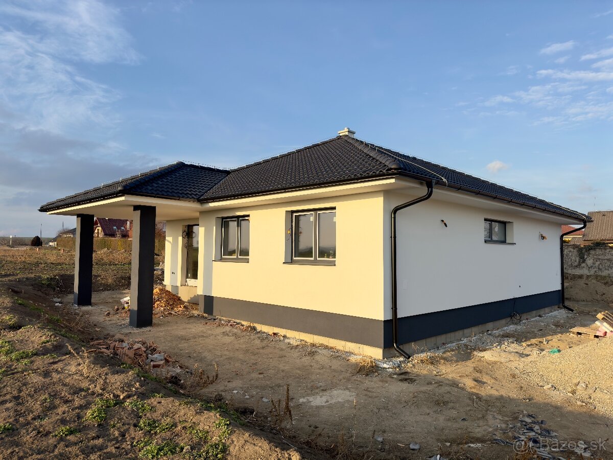 VYNIMOCNA CENA | NOVOSTAVBA 4i. bungalov na pozemku 641m2