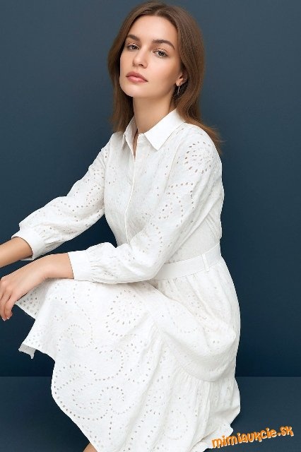 Úžasné vyšívané šaty (anglická čipka), S-M (36-38) PC 42,99