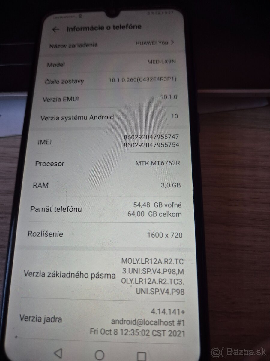 Predám Huawei y6p 2020.