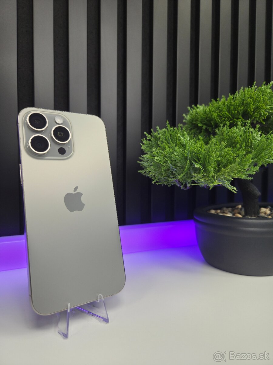 🌟 iPhone 15 Pro Max 256 GB Natural Tit. | Záruka 1 Rok