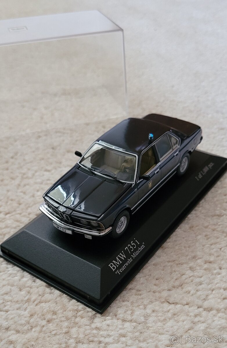 Minichamps auto BMW 735i "Feuerwehr München" 1:43