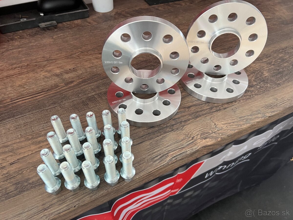 Podlozky 5x100, 5x112, 15mm