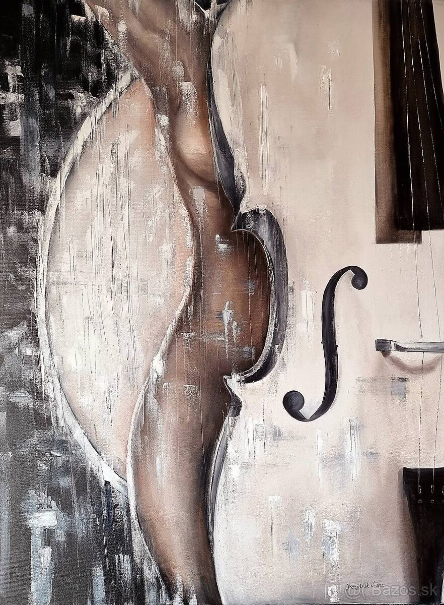Melódia slobody - Olej na plátne 70x90 cm