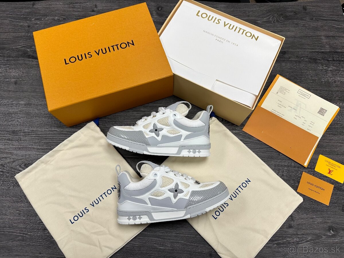 Louis Vuitton tenisky GREY komplet balenie