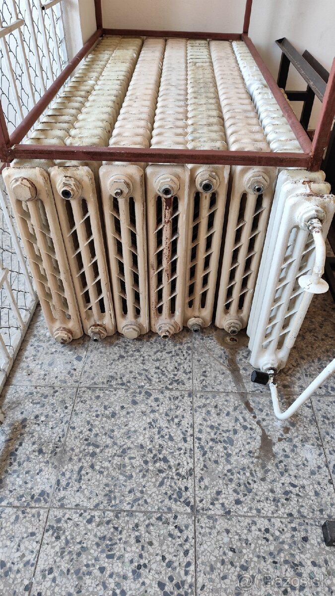 Predám liatinové článkové radiátory