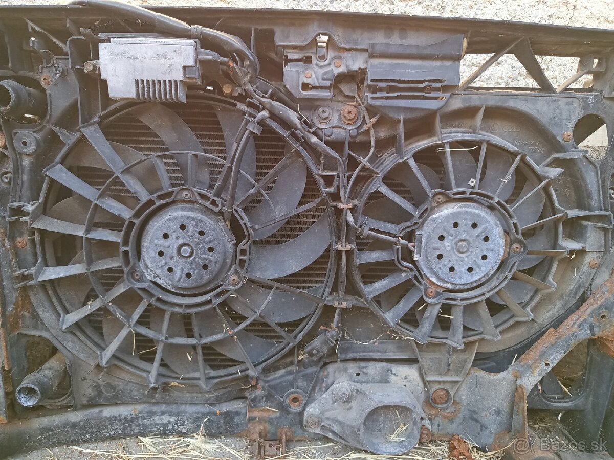 Ventilator chladenia motora audi a4 b6 b7