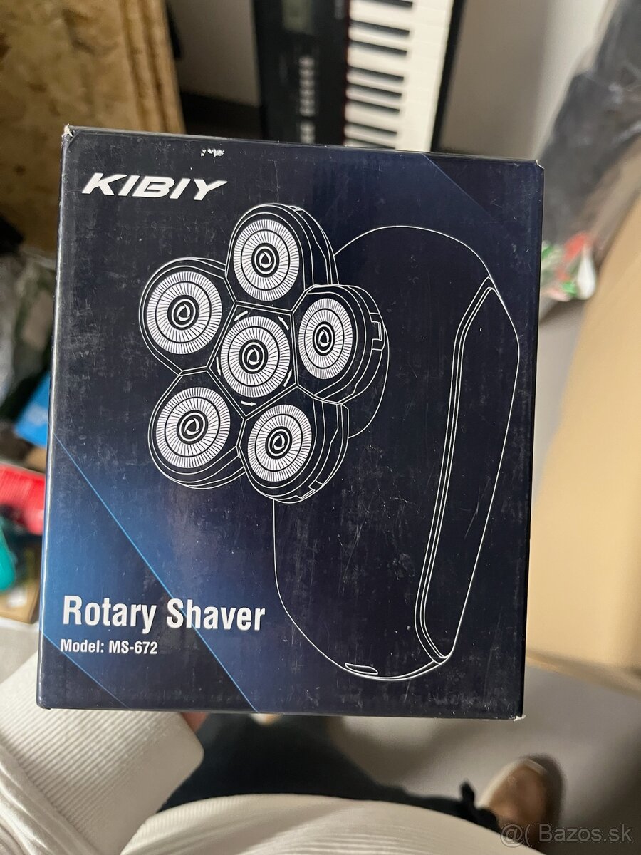 Elektrický holiaci strojček Kibiy MS-672 – 7 hláv, USB nabíj