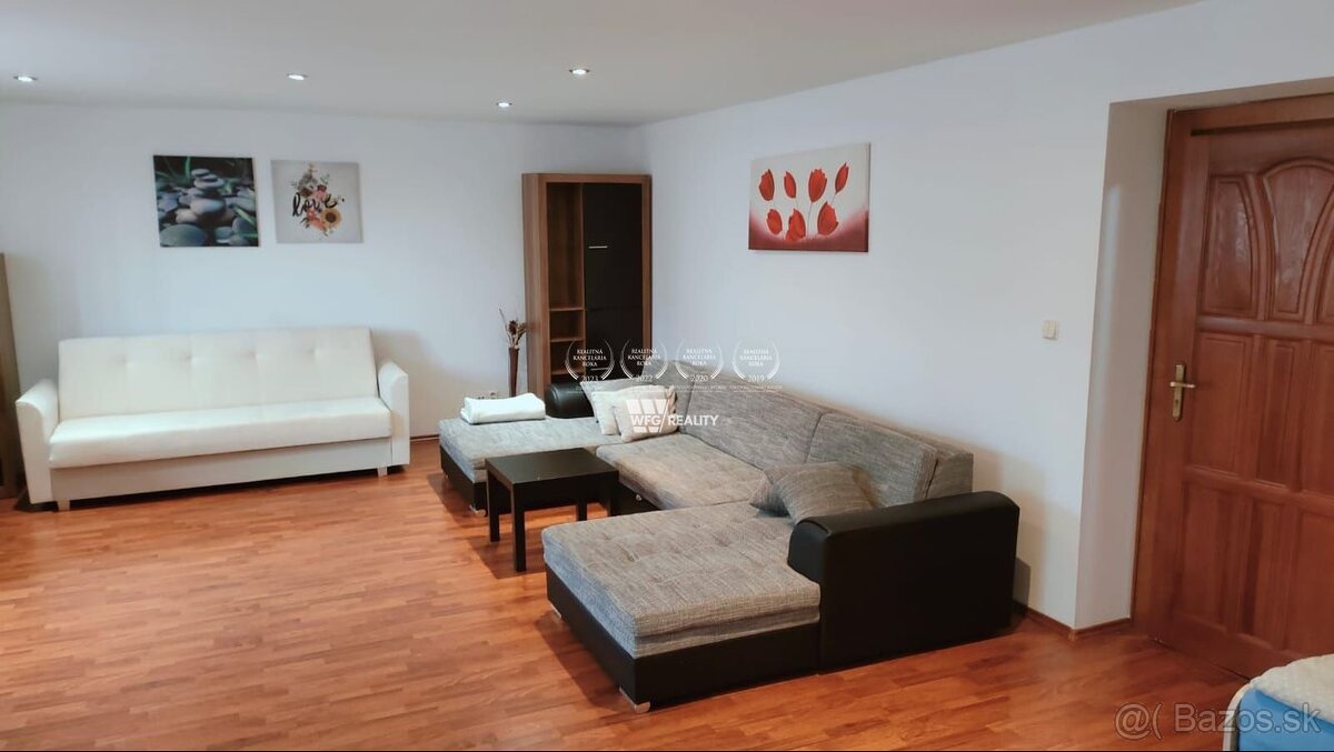 Veľký 2 izbový 85m2 byt na prenájom, centrum, AS vedľa