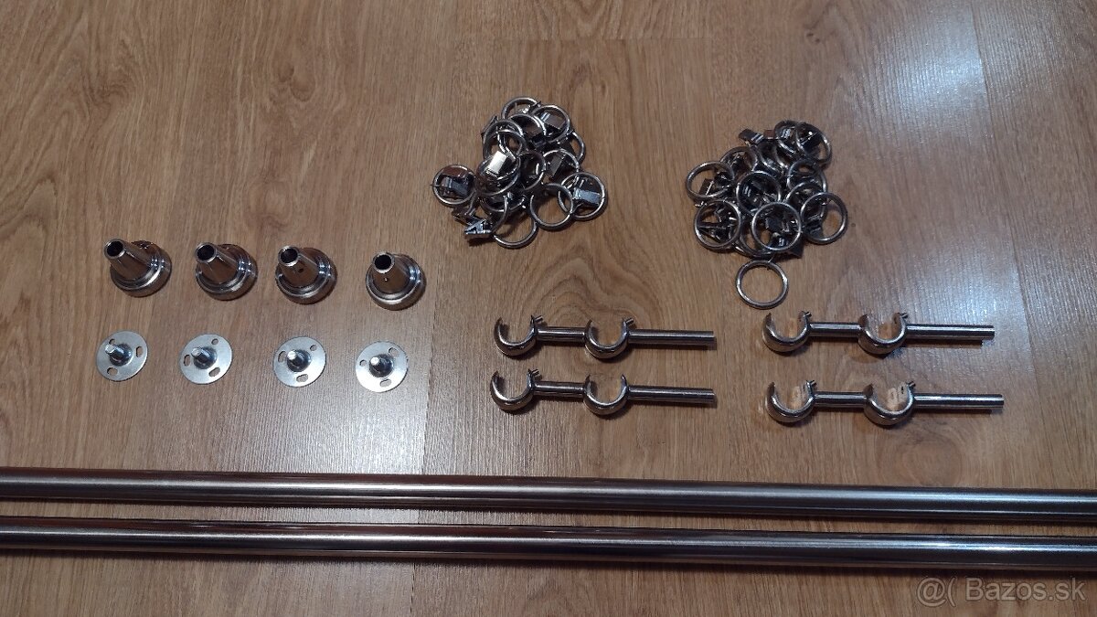 Kovová garníža 2-radová nerez