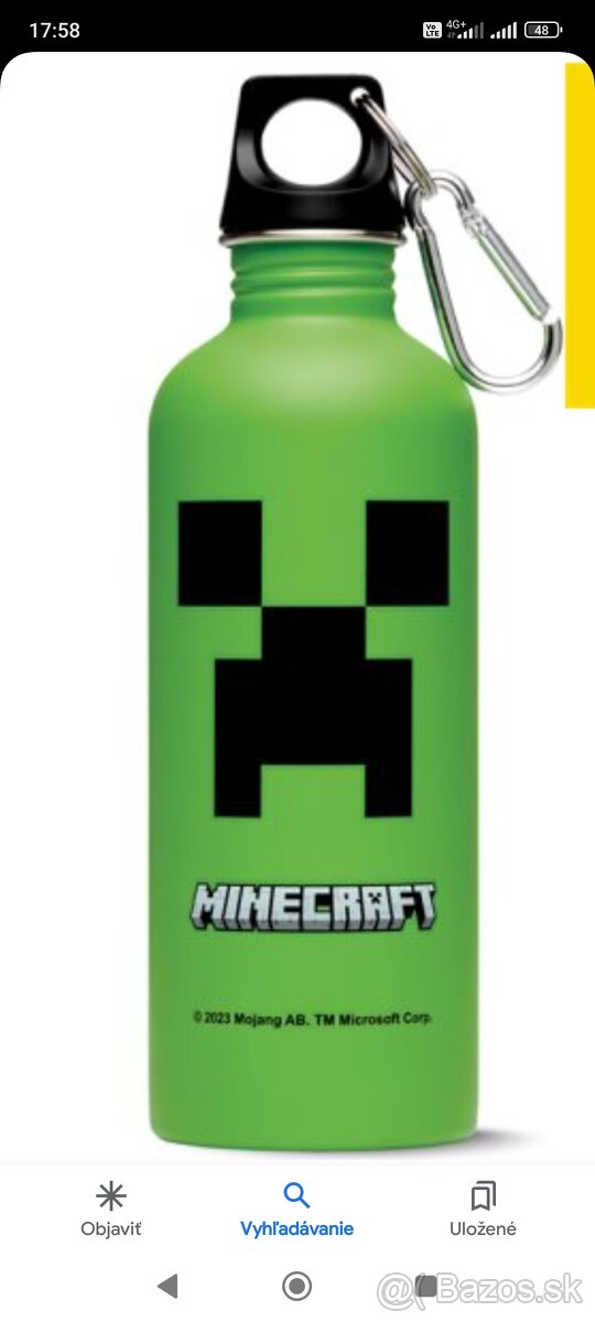Minecraft fľaša - kúpim