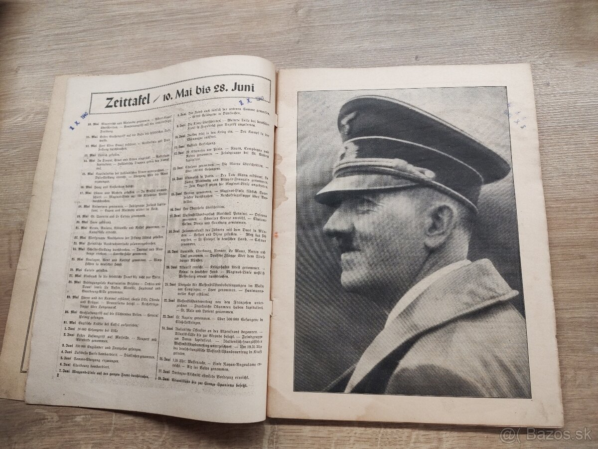 Der Deutsche Sieg in Welten 1940 Západné ťaženie
