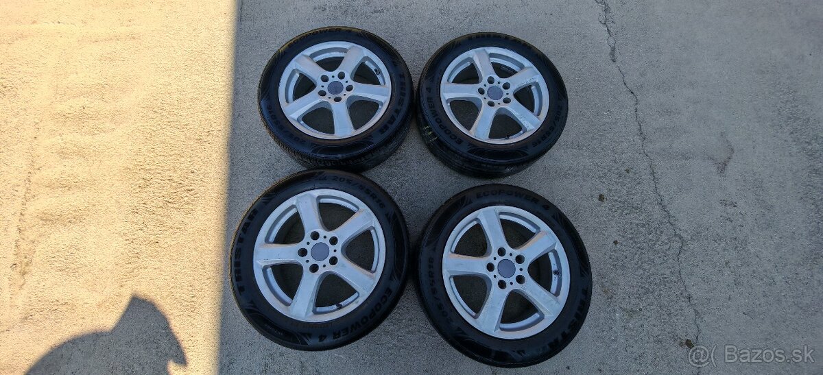 ALU 5x112 a letné Tristar 205/55 R16