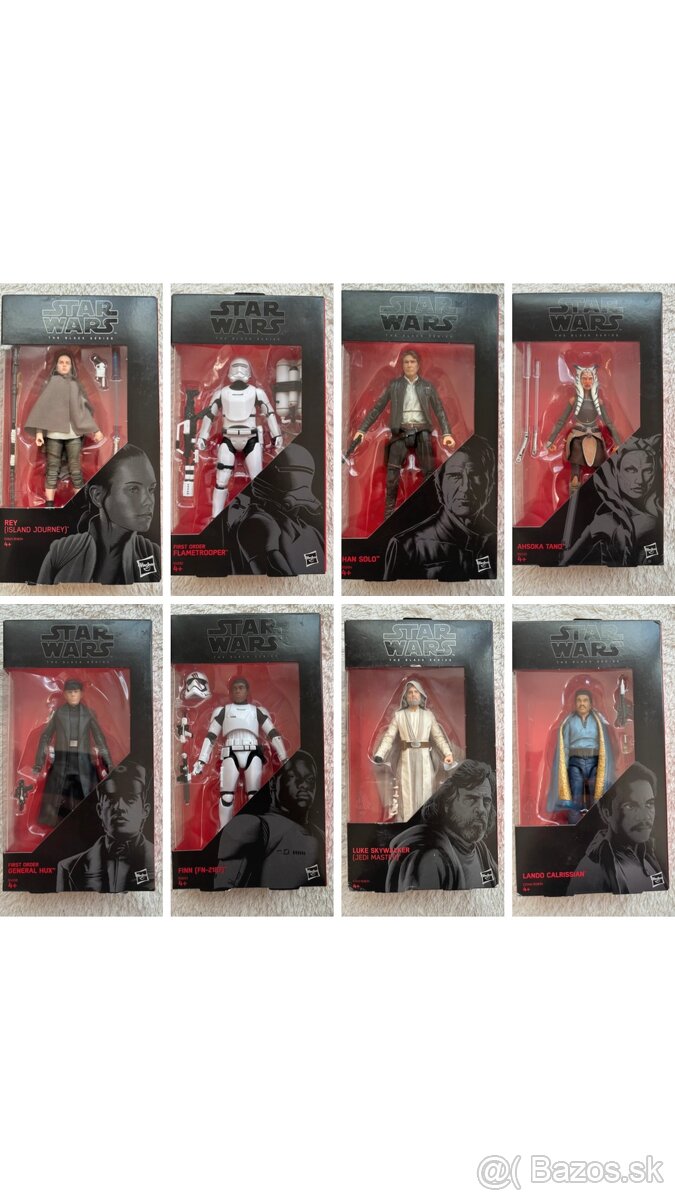 Star Wars Black Series figúrky.