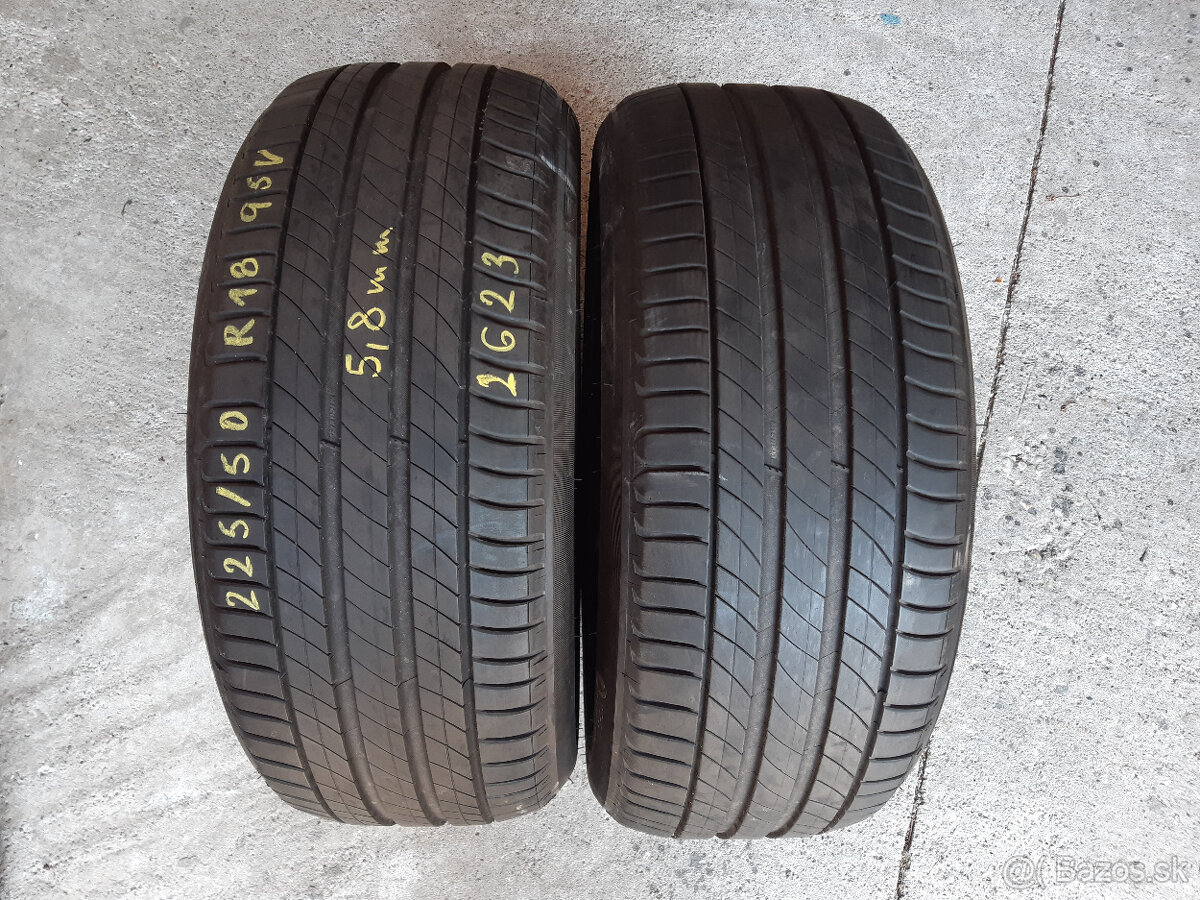 225/50 R18 -2 kusy letné Michelin