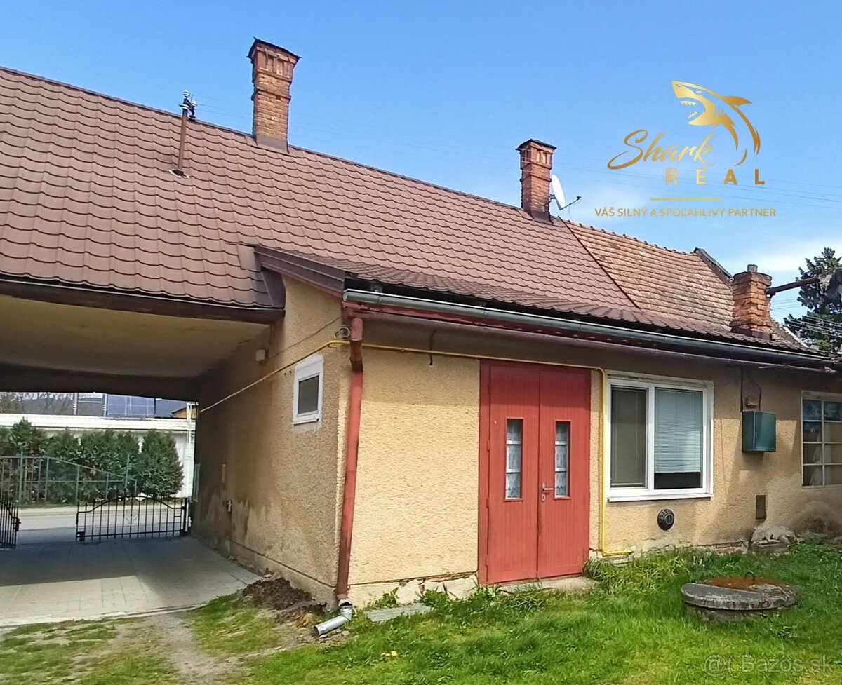 Rodinný dom v centre Žarnovice – ideálny aj na podnikateľské