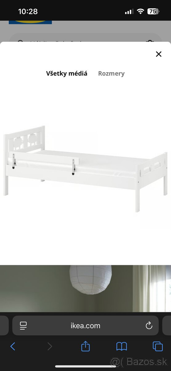 Detská postielka Ikea