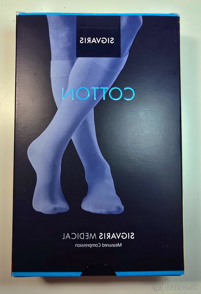 Kvalitné, elegantné, čierne kompresné pančuchy, vianoce