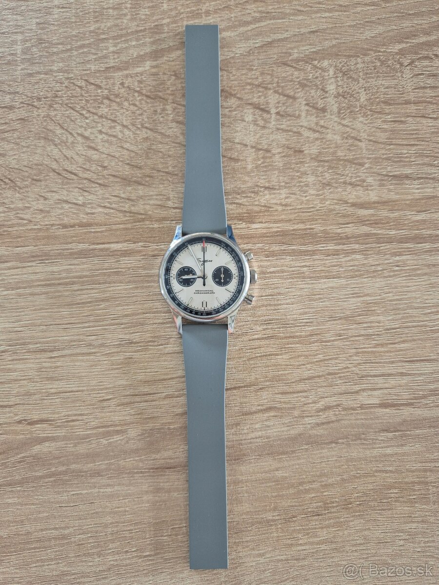 Gumený remienok na hodinky FKM CTS 20mm šedý