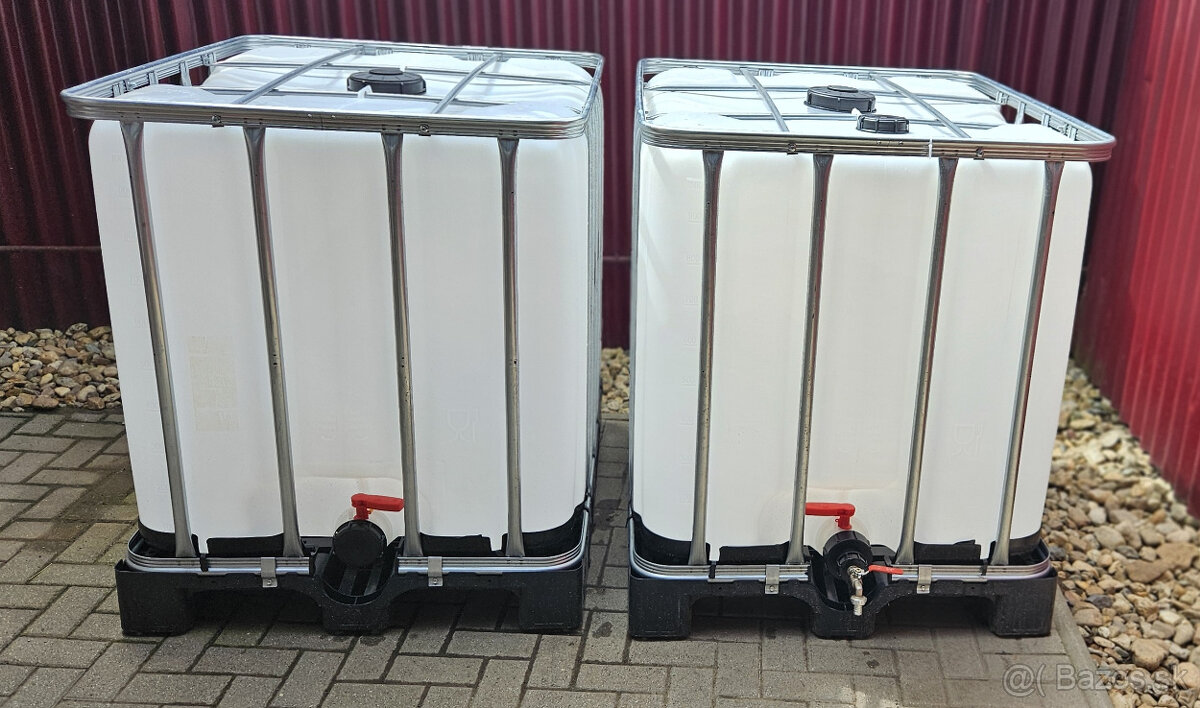 IBC kontajnery (1000l.) - biele