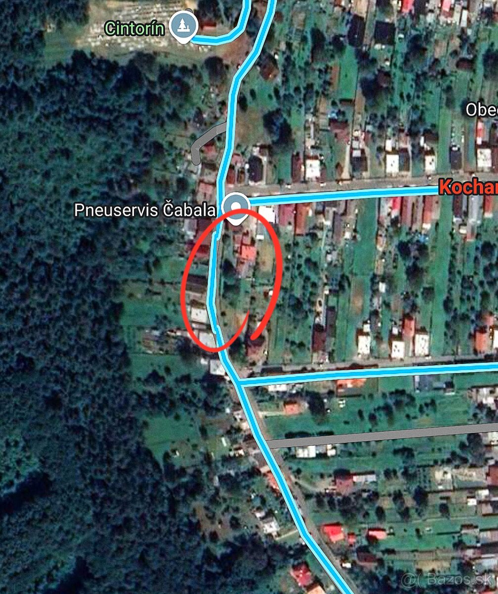 Predám pozemok v Kochanovciach