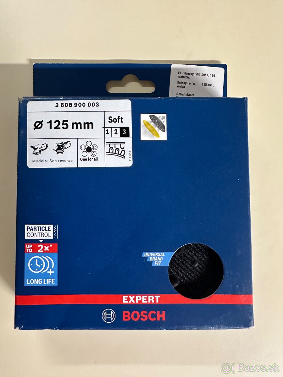BOSCH EXPERT Brúsny tanier SOFT, 125 multidierovaný