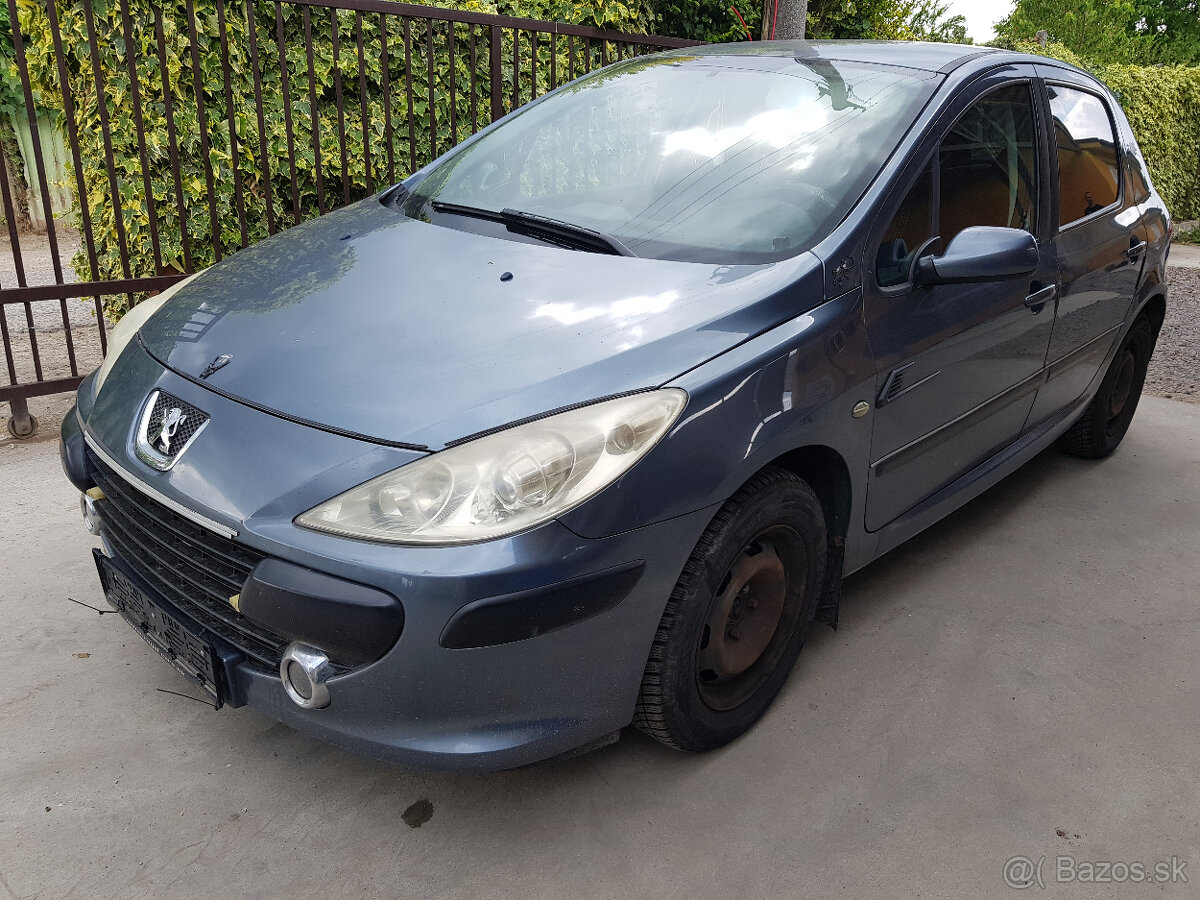 PEUGEOT 307 1,6D 66KW RV.2007