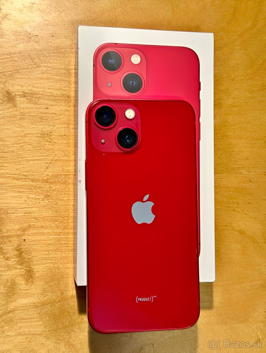 iPhone 13 Červená BATERIE 100% TOP