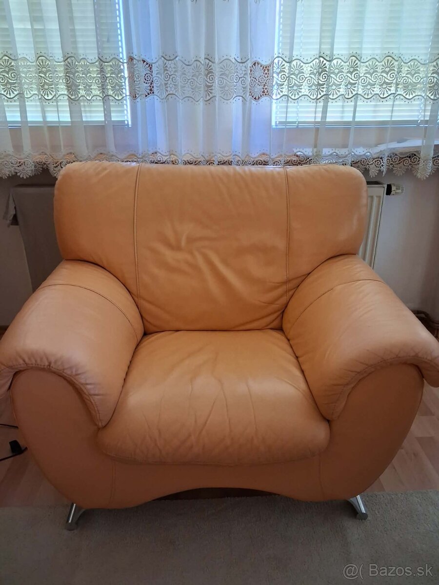 Kožená sedacia súprava