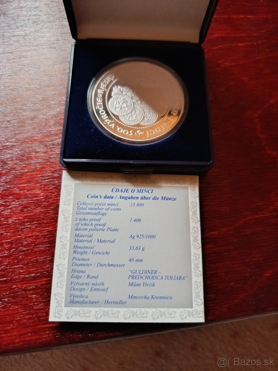 500 sk 1999 proof Razba Toliarov Prooff