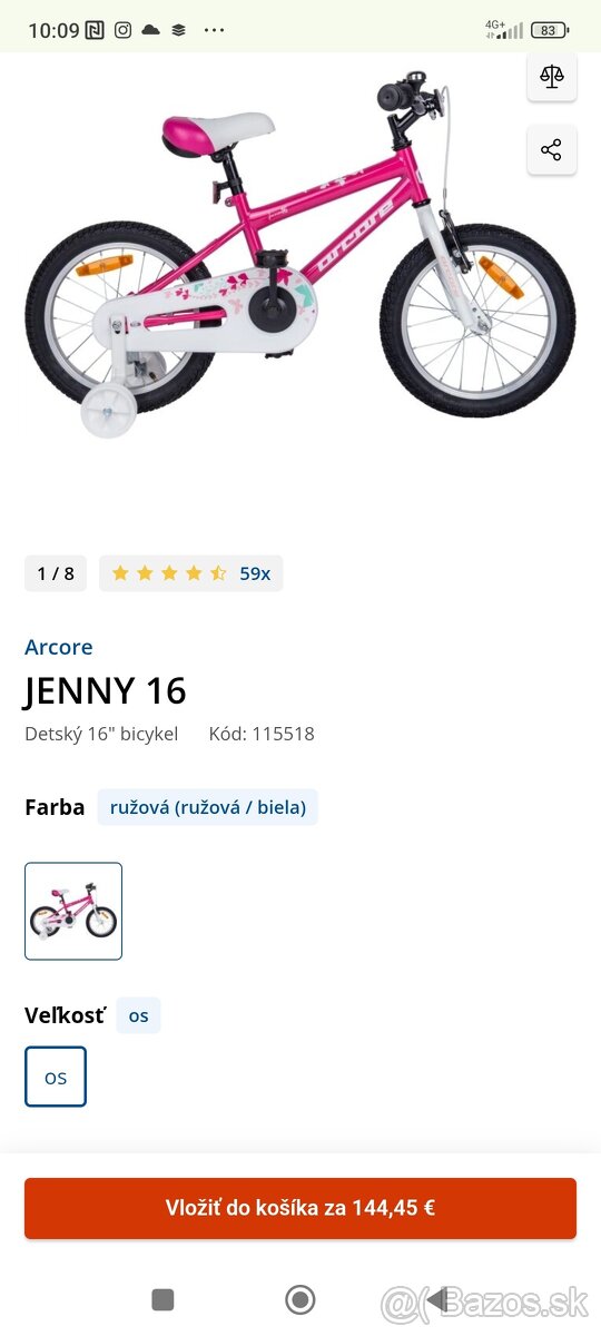 Detský bicykel 16