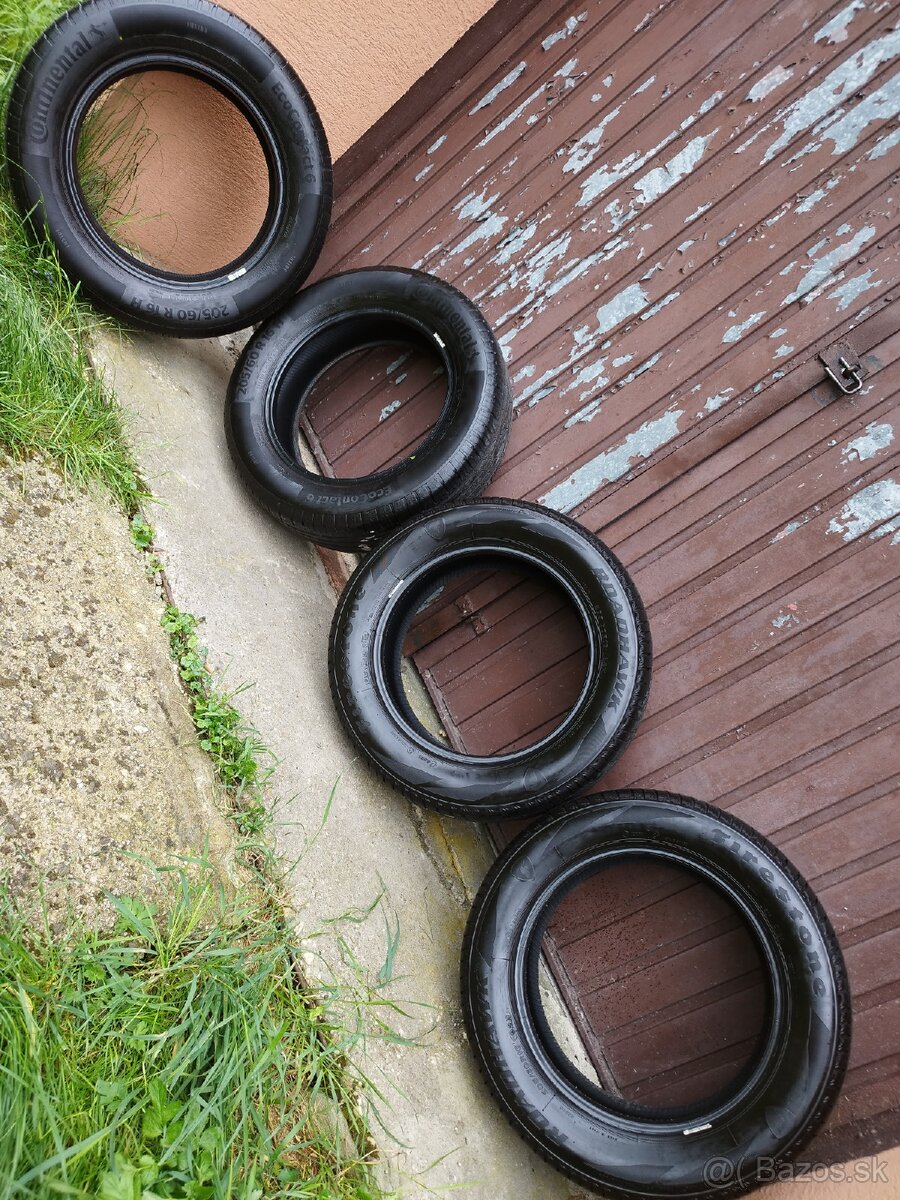 letne pneumatiky 205/60 r16 firestone continental