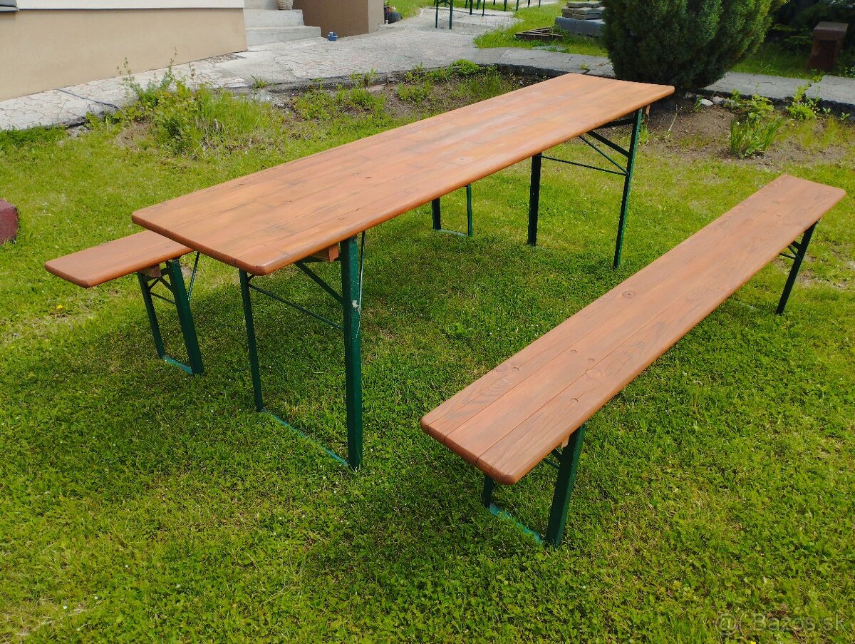 Pivný set záhradné sedenie